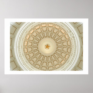 Texas Staat Hauptstadt Rotunda Poster