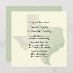 Texas Staat Hochzeitseinladung Einladung
