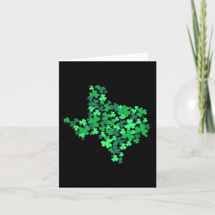 Texas Staat Kleeblatt Lucky Texan St Patrick Day G Karte