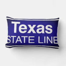 Texas Staat Line Pillow