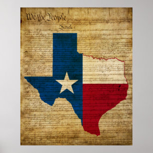 Texas Staat Poster