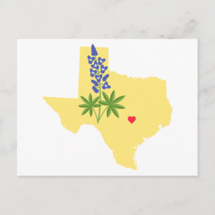 Texas Staat Postkarte
