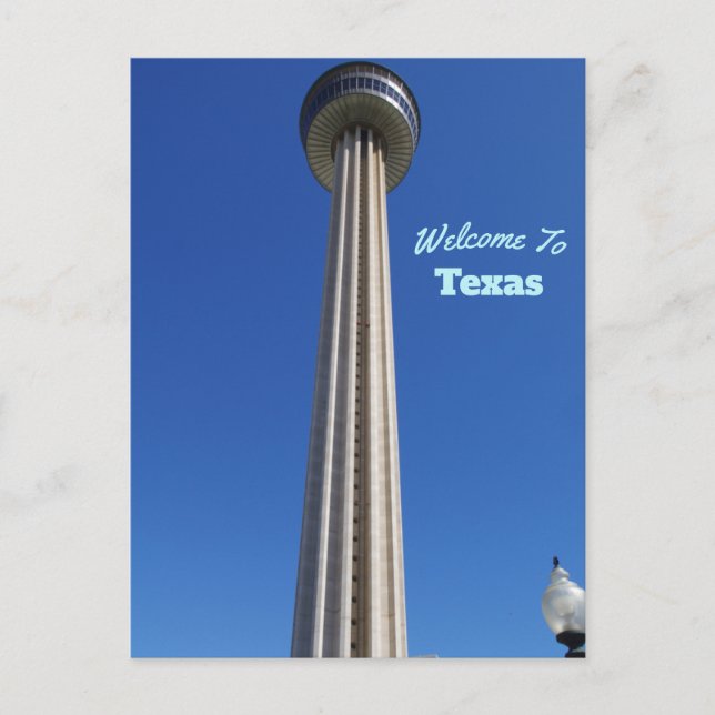 Texas Staat Postkarte (Vorderseite)