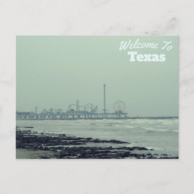 Texas Staat Postkarte (Vorderseite)