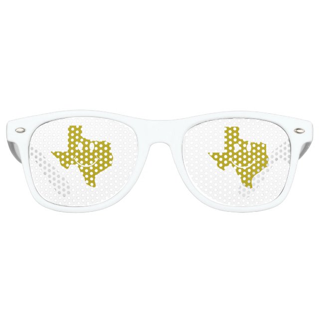 Texas Staat Shape Face Partybrille (Vorderseite)