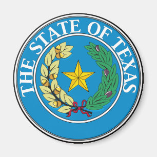 Texas Staat Siegel Magnet