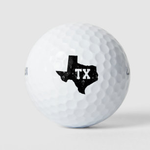 Texas Staat Silhouette kundenspezifische Monogramm Golfball