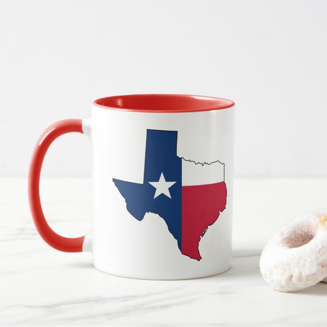 Texas Staat Tasse (Mit Donut)