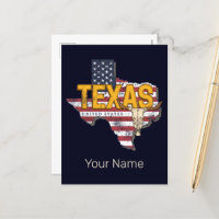 Texas Staat United Staaten Retro Map Vintag USA