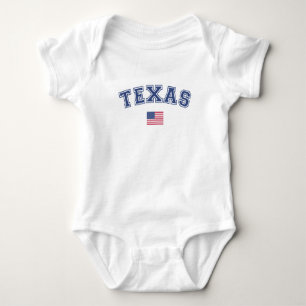 Texas Staat USA Flag Baby Strampler