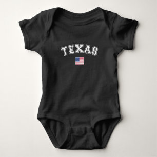 Texas Staat USA Flag Baby Strampler