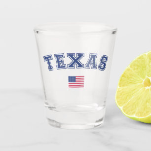 Texas Staat USA Flag Schnapsglas