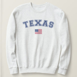 Texas Staat USA Flag Sweatshirt
