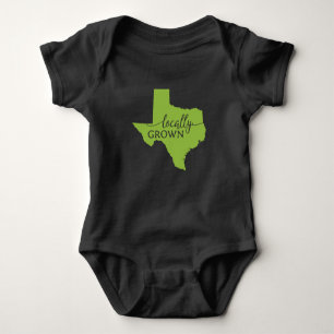 Texas-Staats-Bodysuit, am Ort gewachsen in Texas Baby Strampler