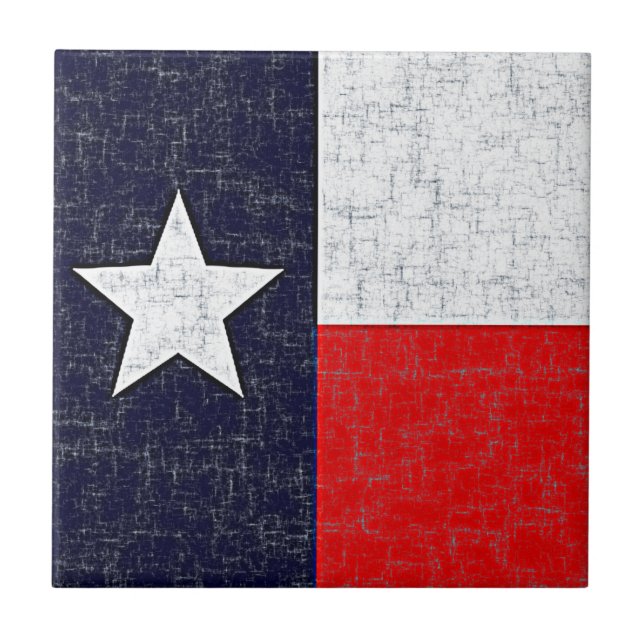 TEXAS-STAATS-FLAGGE Fliese (Vorderseite)