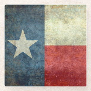 Texas-Staats-Flagge Glasuntersetzer