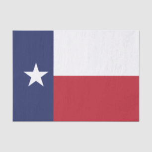 Texas-Staats-Flagge Seidenpapier