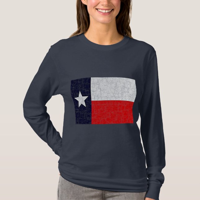 TEXAS-STAATS-FLAGGE T-Shirt (Vorderseite)