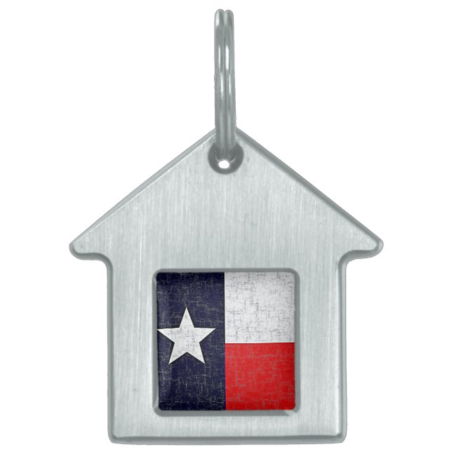 TEXAS-STAATS-FLAGGE TIERMARKE (Vorderseite)