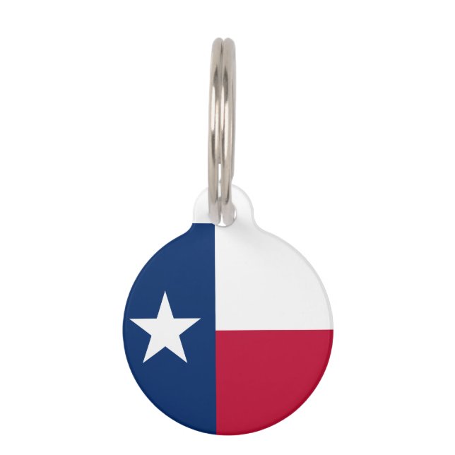 Texas-Staats-Flagge Tiermarke (Rückseite)