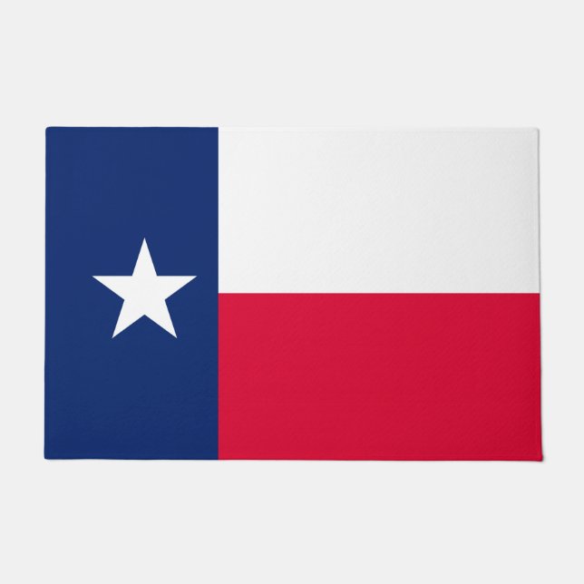 Texas-Staats-Flaggen-Entwurf Fußmatte (Vorderseite)