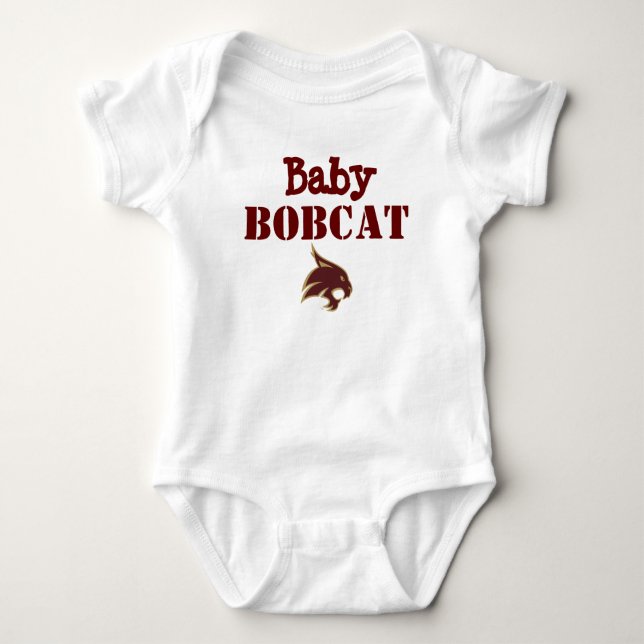 Texas-Staats-Hochschulbaby Baby Strampler (Vorderseite)