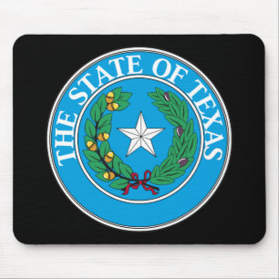 Texas-Staats-Siegel Mousepad
