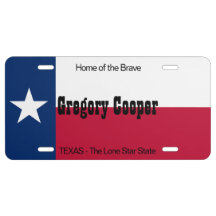 TEXAS-Staatsflagge Hinzufügen von Name Text-Leerta