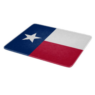 Texas-Staatsflagge - hochwertige authentische Schneidebrett