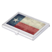 Texas-Staatsflagge Vintager Geschäfts-Kartenhalter