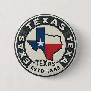 Texas Staatsstolz Button