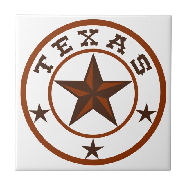 Texas Star Fliese (Vorderseite)