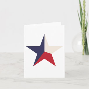 Texas Star Notecards Karte