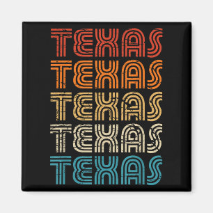 Texas State Country Retro Vintage für Männer Fraue Magnet