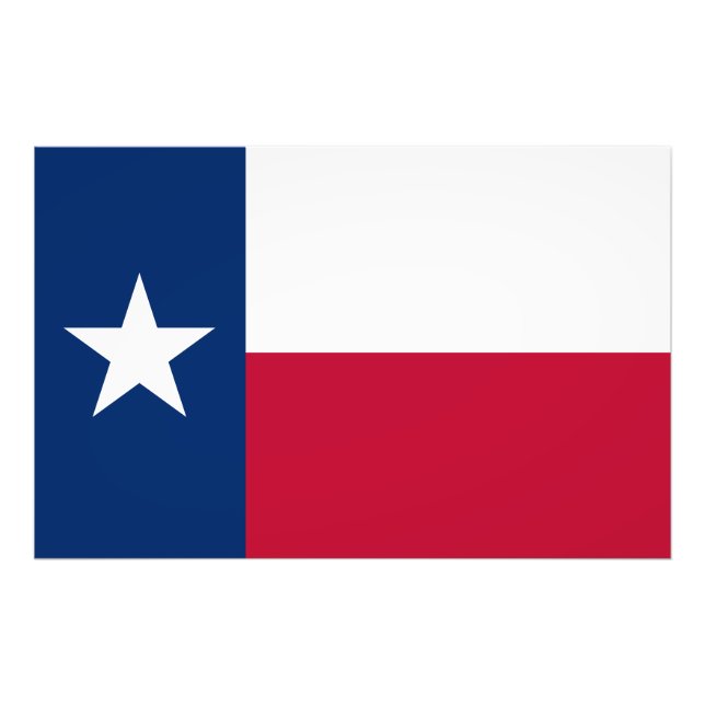 Texas State Flag USA Fotodruck (Vorne)