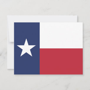 Texas State Flagge Ikonischer Lone-Star-Patriot Postkarte