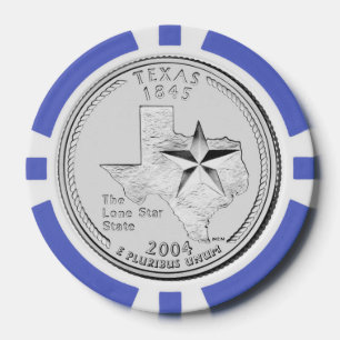 Texas State Quarter Pokerchips
