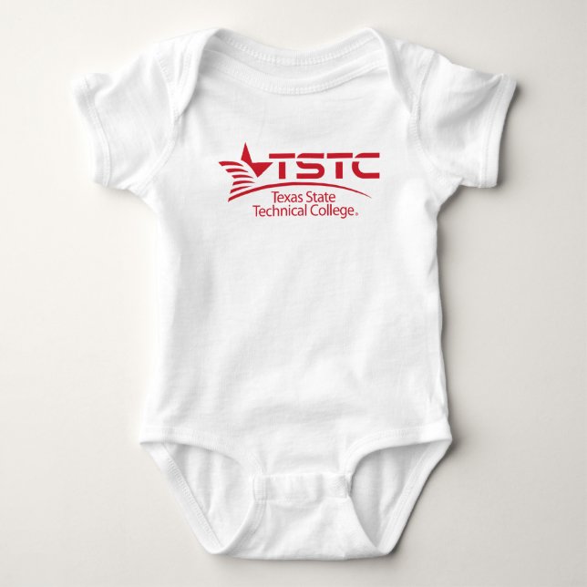 Texas State Technical College Logo Baby Strampler (Vorderseite)