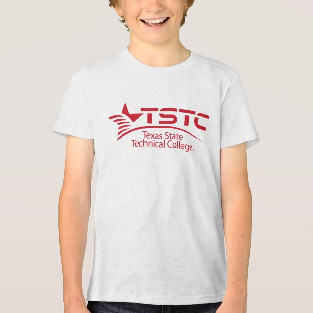 Texas State Technical College-Logo Tri-Blend Shirt (Vorderseite)