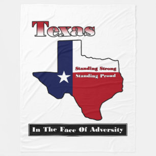 Texas Stehend Strong Fleecedecke