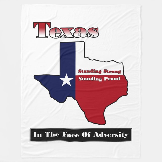 Texas Stehend Strong Fleecedecke (Vorderseite)