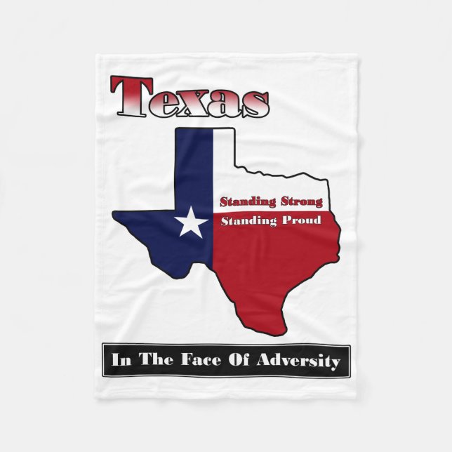 Texas Stehend Strong Fleecedecke (Vorderseite)