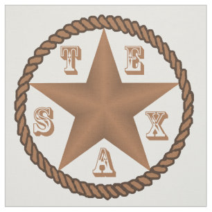 Texas-Stern mit der Seil-Grenze groß IRGENDEINE Stoff