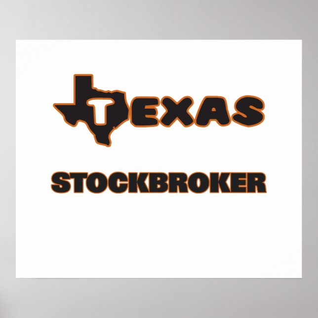Texas Stockbroker Poster (Vorne)