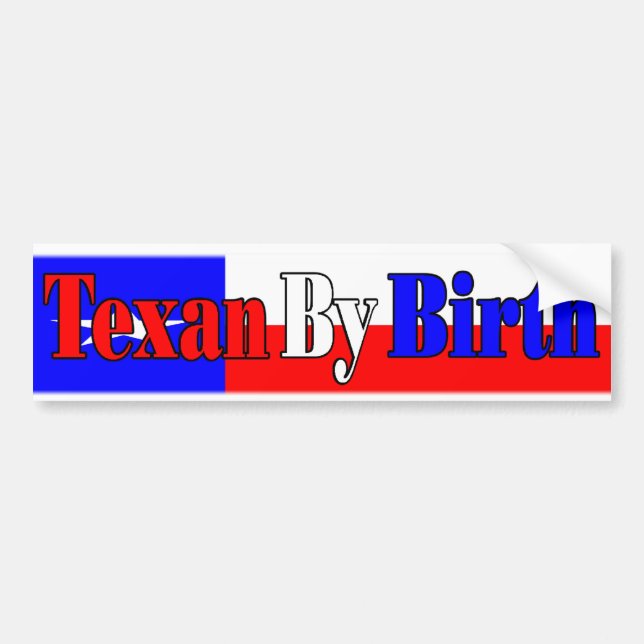 Texas-Stolz Autoaufkleber (Vorne)