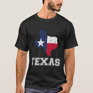 Texas stolzer Texaner Patriot Amerikanisch Usa-Fla T-Shirt