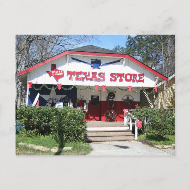 Texas Store in Spring, Texas Postkarte (Vorderseite)