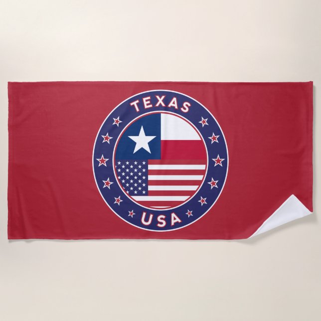 Texas Strandtuch (Vorderseite)