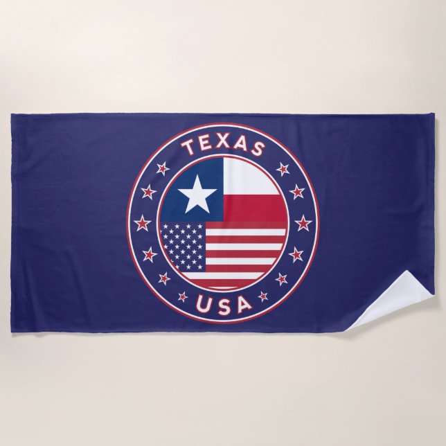Texas Strandtuch (Vorderseite)