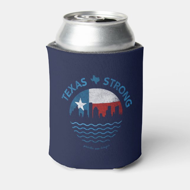 Texas Strong Hurrikan Harvey Coozie Dosenkühler (Kanne Rückseite)
